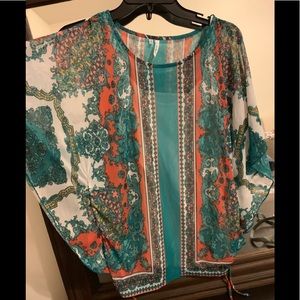 Paisley multicolored blouse